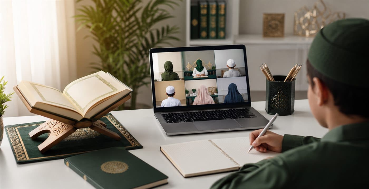 Online Quran class setup for families in the UK